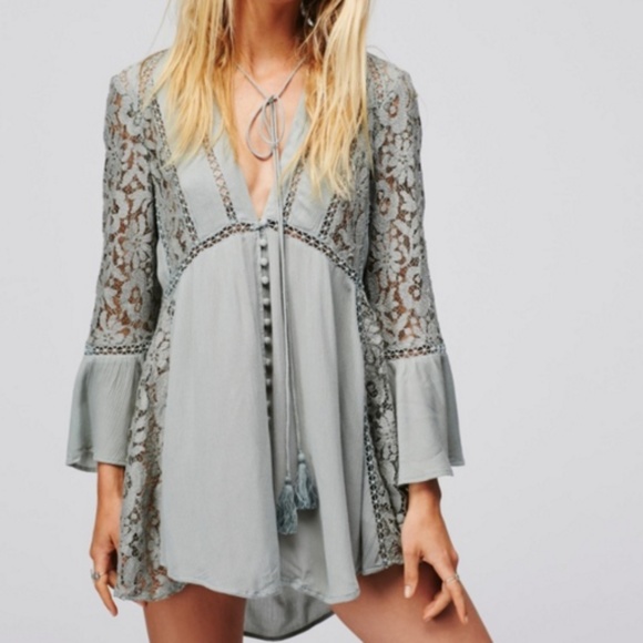 ISO Free People Lovestoned Tunic Mint Size M/L - Picture 1 of 1